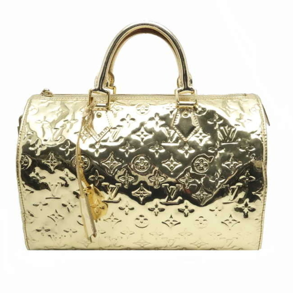 Louis Vuitton Handbag Miroir Speedy All Gold